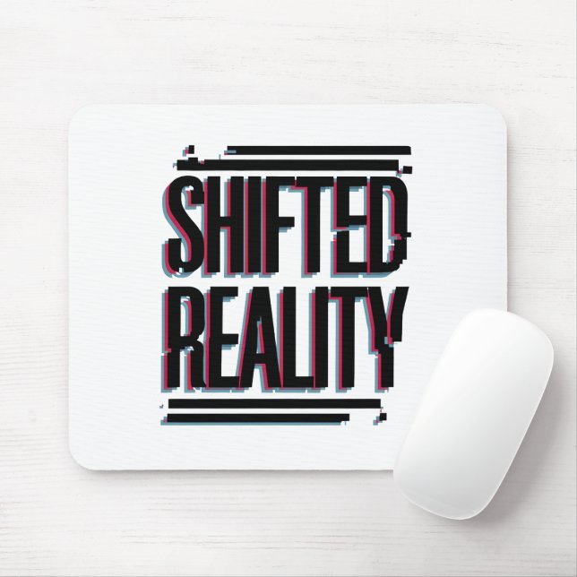 Shifted Reality - Glitch in the Timeline Mouse Pad (With Mouse)