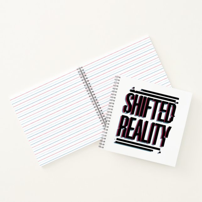 Shifted Reality - Glitch in the Timeline Notebook (Inside)