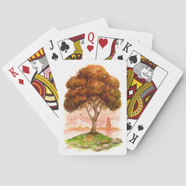 Shifting Seasons Playing Cards (Back)