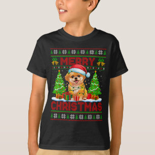 Shih O Ugly Christmas Sweaters Funny Pet Dog Light