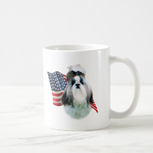 Shih Tzu 2 Flag Coffee Mug