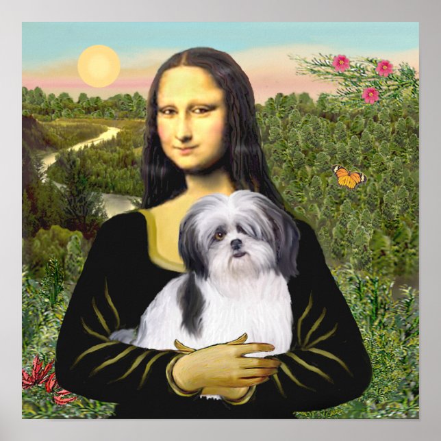 Shih Tzu (A1) - Mona Lisa Poster (Front)