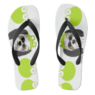 Shih Tzu and Frogs Thongs
