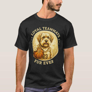 Shih Tzu Basketball Mascot – Loyal Teammate  T-Shirt
