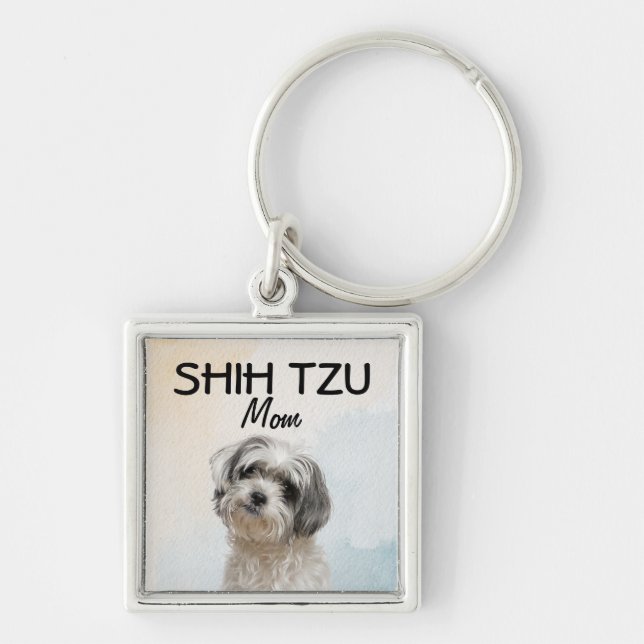 Shih Tzu Best Mum Key Ring (Front)