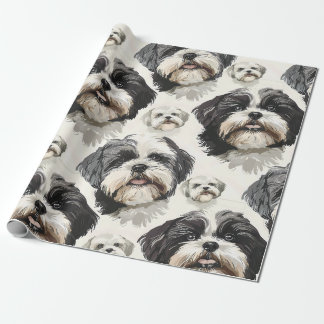 Shih Tzu Charm Wrapping Paper