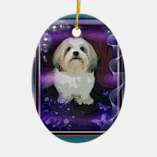Shih Tzu Christmas Ornament