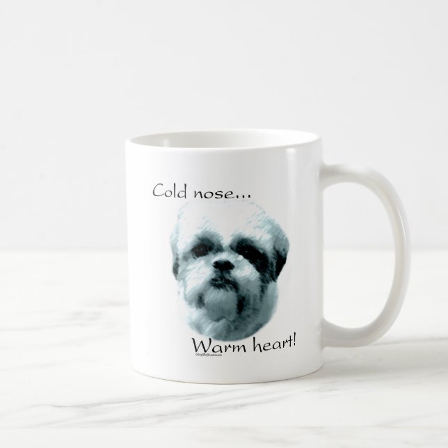 Shih Tzu Cold Nose Warm Heart Coffee Mug (Right)