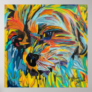 Shih Tzu Custom Art Poster