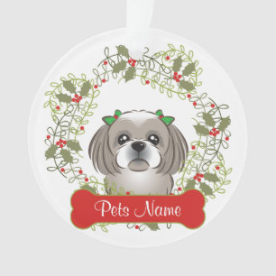 Shih Tzu Customisable Ornament