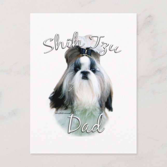 Shih Tzu Dad 2 Postcard (Front)