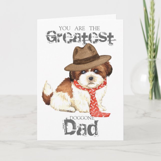 Shih Tzu Dad Card (Front)