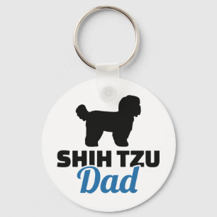 Shih Tzu Dad Key Ring