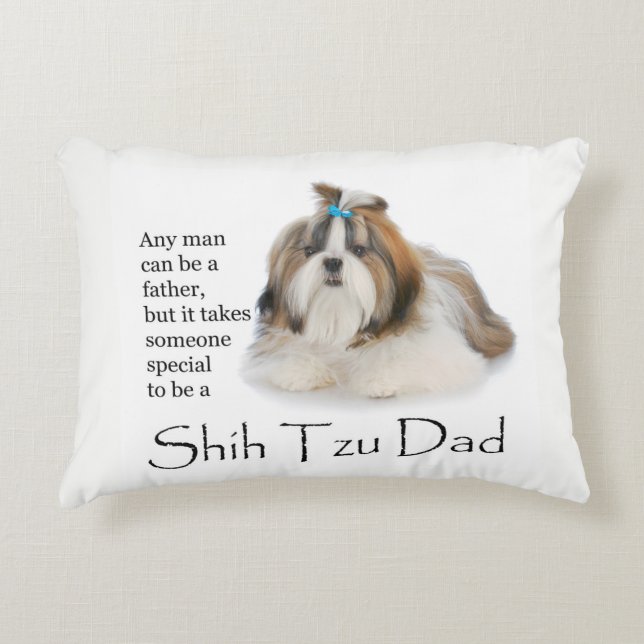 Shih Tzu Dad Pillow (Front)