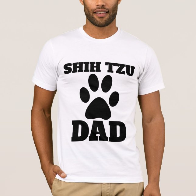SHIH TZU DAD T-shirts (Front)