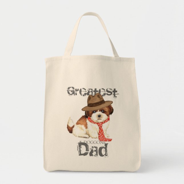 Shih Tzu Dad Tote Bag (Front)