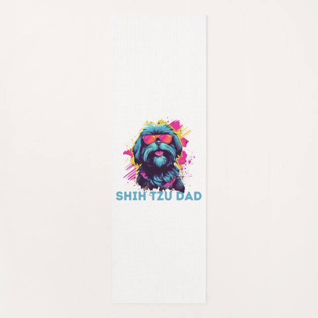 Shih Tzu Dad   Yoga Mat (Front)