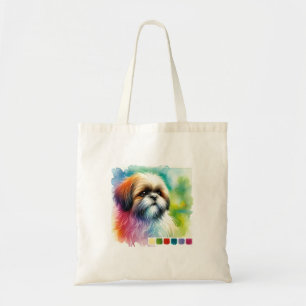 Shih Tzu Dog 200924AREF131 - Watercolor Tote Bag