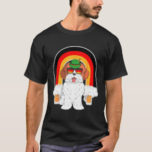 Shih Tzu Dog Beer Oktoberfest Prost German Flag T-Shirt
