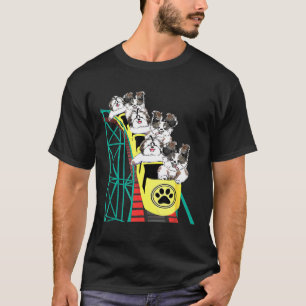 Shih Tzu Dog Breed Roller Coaster T-Shirt