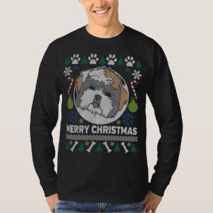 Shih Tzu Dog Breed Ugly Christmas Sweater