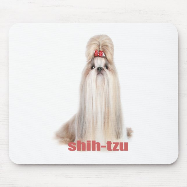 shih-tzu dog breeds シーズー - シーズー犬の品種 mouse pad (Front)