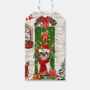 Shih Tzu Dog Christmas  Gift Tags