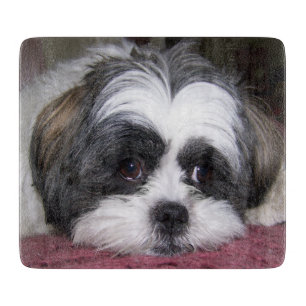 Shih Tzu Dog Cutting Board