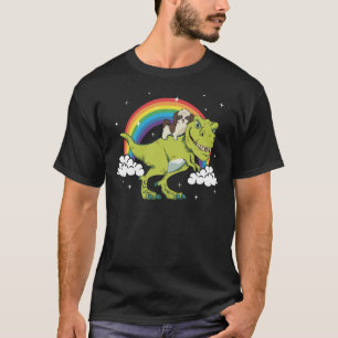 Shih Tzu Dog Dinosaur T Rex Dino T-Shirt