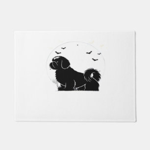 Shih Tzu Dog – Halloween Moon Silhouette Classic T Doormat