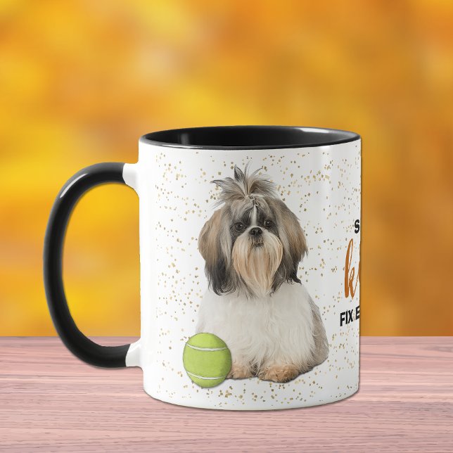Shih-Tzu Dog Kisses Fix Everything Mug (Creator Uploaded)