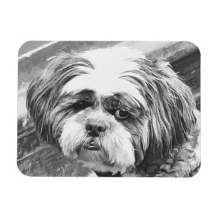 SHIH TZU DOG  MAGNET