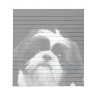 Shih Tzu dog notepad