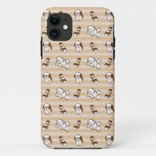 shih tzu dog pattern  iPhone 11 case