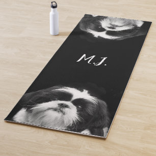 Shih Tzu dog pattern yoga mat