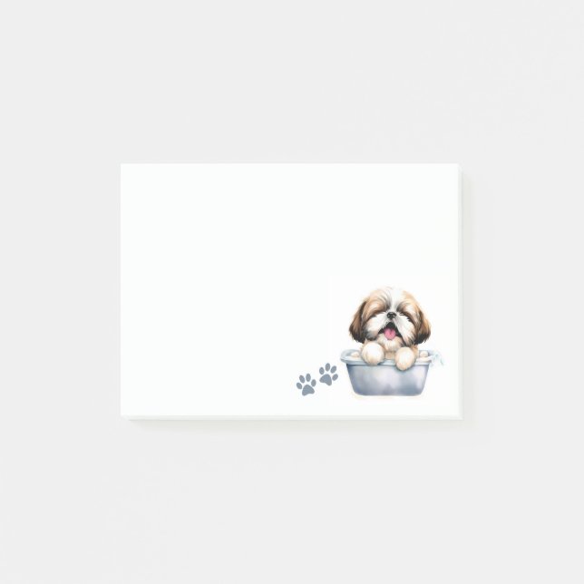 Shih Tzu Dog Post-it Notes (Front)