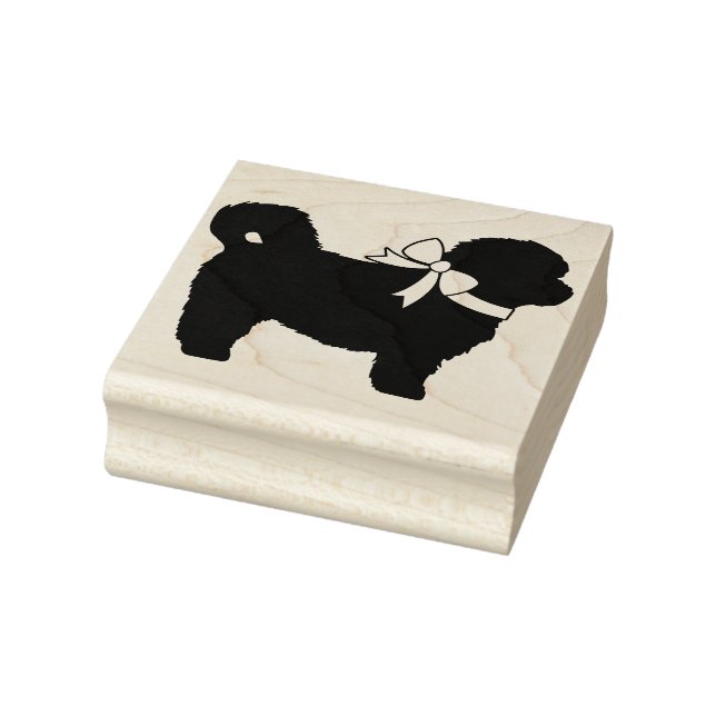 Shih Tzu Dog Puppy Teddy Bear Short Hair Rubber Stamp (Stamp)