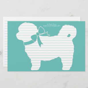 Shih Tzu Dog Puppy Teddy Bear Short Hair Stationery