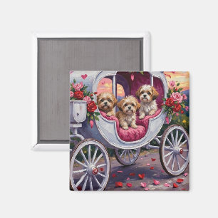 Shih Tzu Dog Valentine's Day Magnet