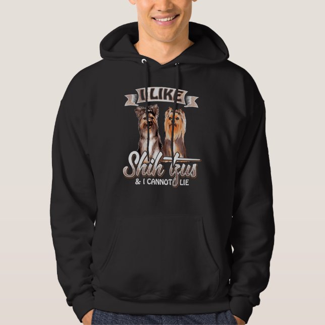 Shih Tzu Dog       Womens Mens     Hoodie (Front)