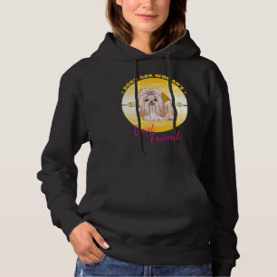Shih Tzu Dogs Are Woman  S Best Friend Hoodie