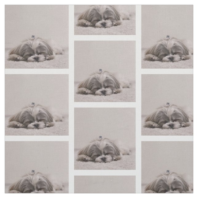 Shih Tzu Fabric for Dog Lovers (Swatch)