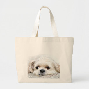 Shih Tzu face tote