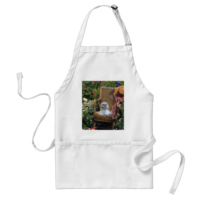 Shih Tzu Garden Apron (Front)