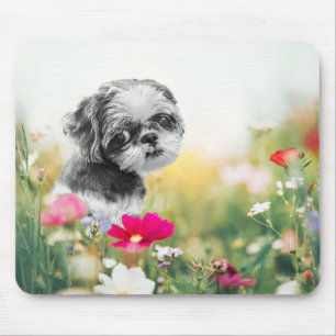 Shih Tzu Girl Dog Mouse Pad