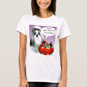 Shih Tzu (groomed) Halloween Candy T-Shirt