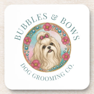 Shih Tzu Grooming Salon Coaster