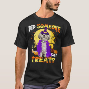 Shih Tzu Halloween Did Someone Say Treat Png T-Shirt