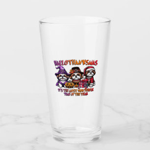 Shih Tzu Halloween Thanksgiving Christmas Classic Glass