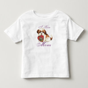 Shih Tzu Heart Mum Toddler T-Shirt